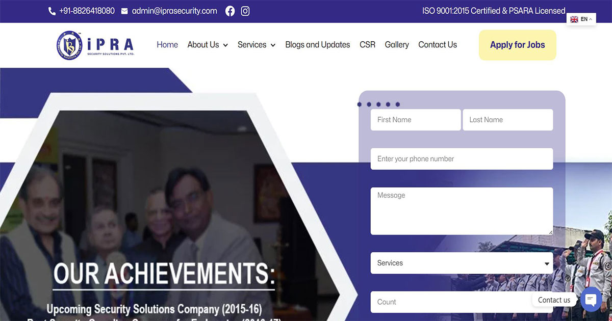 IPRA Website Thumbnail by Colativ Studios